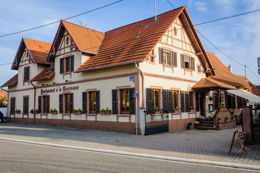 Hotel Restaurant La Couronne Роппенайм Экстерьер фото